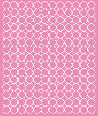 Produktbild von Runde Aufkleber, 1,5 cm Durchmesser, 180 Stück, rosa matt