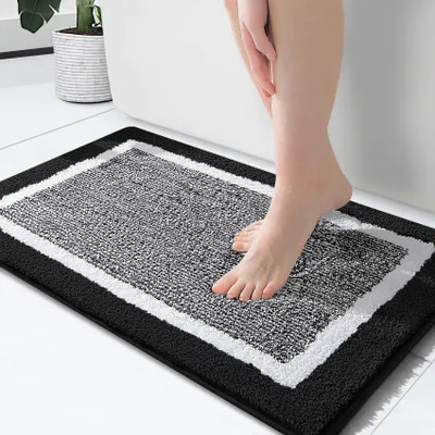 Obrázek produktu pro Podložka pod sprchu – protiskluzová a savá – černá – 60 x 120 cm