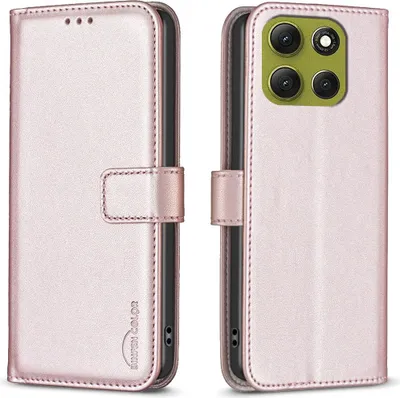 Produktbild von Motorola Moto G86 Hülle - BINFEN Klapphülle - Roségold