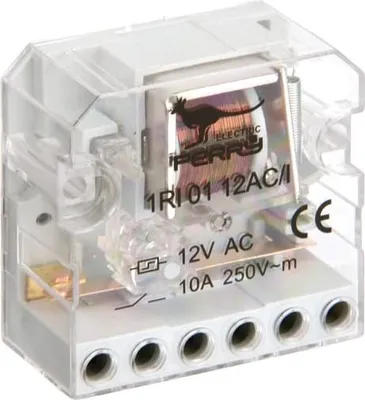 Produktbild von PERRY Stromstoss-Schalter 1RI0112AC/I, 12 V, 1 Schaltkontakt