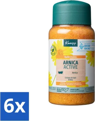 Produktbild von Kneipp - Badesalz - Badekristalle - Muskelentspannung - Arnika - 600 g - Vorteilspack - 6 Stücke