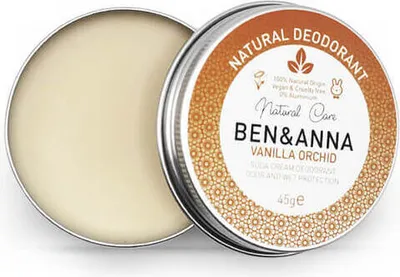 Zdjęcie produktu dla Ben & Anna BA03VO, Kobiety, Dezodorant, Dezodorant w kremie, Słoiczek, 45 g, Kojąca