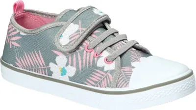Produktbild von AMERICAN CLUB TEN76 Kinder-Sneaker mit Klettverschluss, Kinderschuhe, Ledereinsatz Grau 33