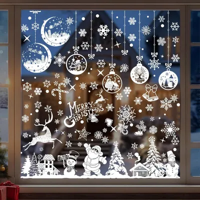 Produktbild von 18 Blatt Weihnachtsfensterbilder für die Winterdekoration