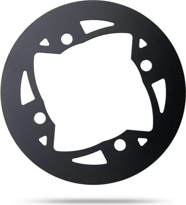 Produktbild von Miranda Kettenschutz E-Bike, Ø 162 mm, schwarz - zuverlässiger Schutz für Ket...
