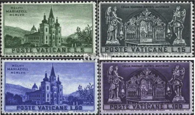 Produktbild von Briefmarken Vatikanstadt 1957 Mi 276-279 (kompl.Ausg.) postfrisch Mariazell