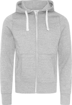 Produktbild von Awdis - "Zoodie" Hoodie mit durchgehendem Reißverschluss für Damen PC7271 (XL) (Grau meliert)