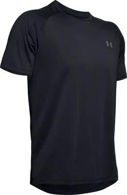 Obrázok produktu pre Under Armour Men's UA Tech 2.0 Textured Short Sleeve T-Shirt Black/Pitch Gray XL Fitness tričko