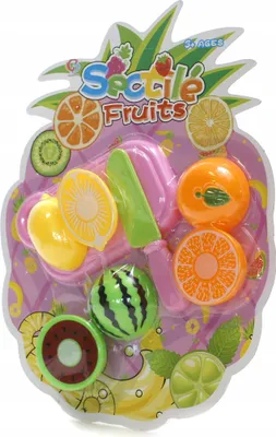 Produktbild von Obst zum Schneiden mit Klettverschluss - Spielzeug Lebensmittel Set für Kinderküche