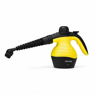 Immagine prodotto di HKoeNIG Handheld Steam Cleaner - 4.2 bars max - 300 ml Capacity - Yellow