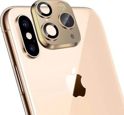 Immagine prodotto di Avizar, adesivi in vetro per fotocamera finta, per la fotocamera posteriore di Apple iPhone 11 Pro, color oro