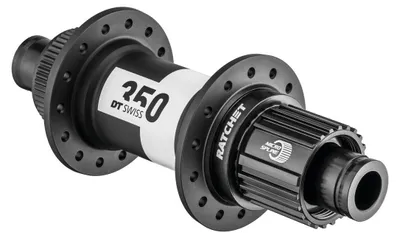 Produktbild von DT Swiss Nabe MTB HR 350 Classic 28 Loch Schwarz - robuste Boost-Nabe mit Rat...