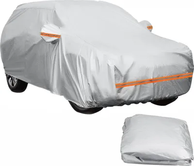 Produktbild von 190T SUV Auto-Vollgarage Indoor Outdoor, UV Schnee Staub Schutz Autoabdeckung für SUV, wasserdicht, Größe XL 5,1 x 2,0 x 1,85 m