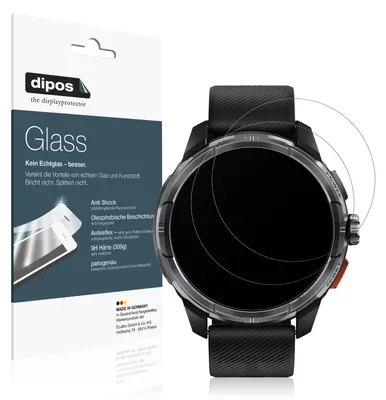Produktbild von 2x Schutzfolie für Haylou Solar Ultra matt - Anti-Shock 9H Folie dipos Glass Kunststoffglas