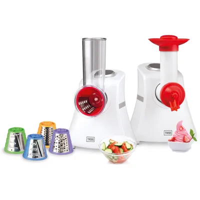 Produktbild von Trebs 99277 - Gemüseschneider und Sorbetbereiter - Comfortcook mit 5 Einsätzen