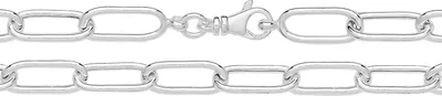 Image de Chaine Homme/Femme Paperclip Argent fin 925 - 56cm*8mm; TRS36678L22