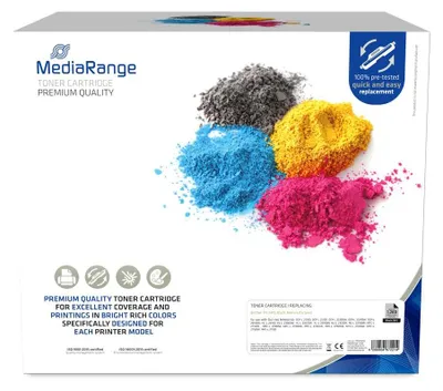 Zdjęcie produktu dla MediaRange MRBTN2410, 1200 stron(y), Czarny, 1 szt.