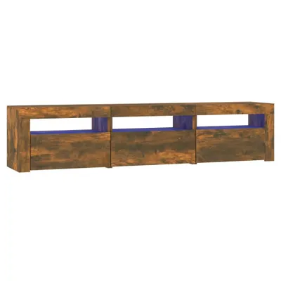Obrázok produktu pre vidaXL TV skrinka s LED osvetlením Smoked Oak 180x35x40 cm