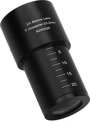 Image de Objectif universel en alliage d'aluminium pour microscope, 2 fois, objectif optique HD, tube entièrement métallique, interface standard 23,2 Mm