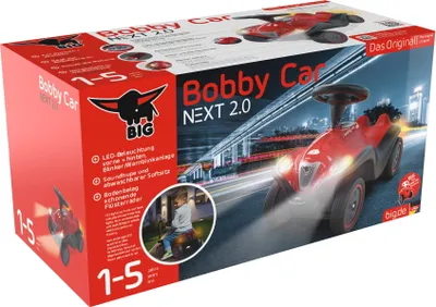 Produktbild von BIG Bobby Car Next 2.0 Rot, 1 Jahr(e), 4 Rad/Räder, Kunststoff, Rot