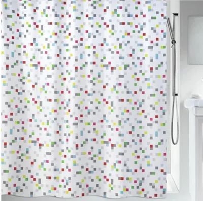 Produktbild von Spirella Duschvorhang Textil Bunt, vers. Designs Farbe: Tuttio multicolor