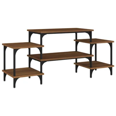 Produktbild von TV-Schrank Braun Eichen-Optik 117x35x52 cm Holzwerkstoff