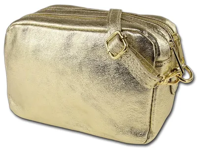 Imagen del producto de Bolso de cuero para mujer en color dorado, modelo D3OTT809UZ, de la marca Toscanto