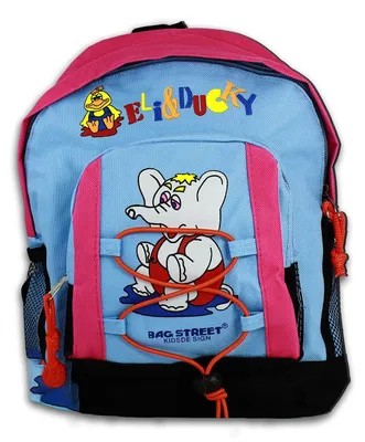 Image de Sac à dos synthétique Bag Street Sac de sport pour enfants rose 20x15x18 cm OTJ609P