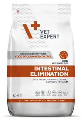Produktbild von VET EXPERT Veterinary Diet Intestinal Elimination Dog – Trockenfutter für Hunde – 2 kg