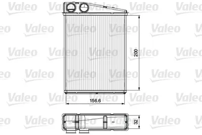 Produktbild von VALEO 811542 Wärmetauscher Innenraumheizung Kühler passend für MERCEDES-BENZ M-Klasse (W164) R-Klasse (W251, V251) GL (X164)