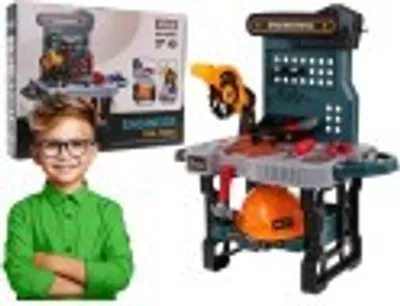 Obrázok produktu pre veľké náradie pre dielňu + prilba pre deti