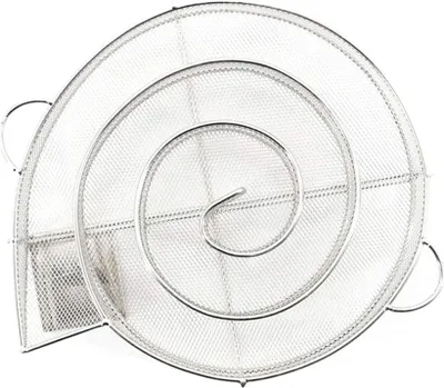 A silver metal snail-shaped cold smoke generator.