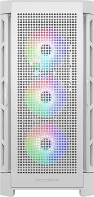 Produktbild von Cougar AirFace Pro RGB Mid Tower Gehärtetes Glas USB-C Weiß