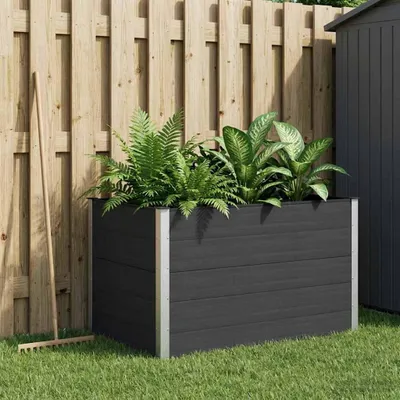 Immagine prodotto di Maison Exclusive - Aiuola rialzata nera 150 x 100 x 91 cm