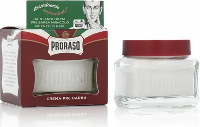 Immagine prodotto di Proraso Linea Rossa Crema Prebarba 100Ml