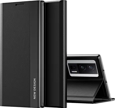 Obrázek produktu pro Pouzdro pro Xiaomi Poco F5 Pro/Redmi K60/K60 Pro MagnetickéPolyuretanKožené Pouzdro s Funkcí Stojánku černé