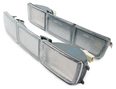 Produktbild von Blinker + Blenden in weiß für VW Golf 3 MK3 Vento 1991-1999 2x Frontblinker