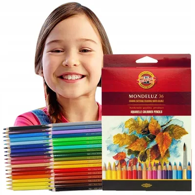 Produktbild von Koh-I-Noor MONDELUZ Aquarellstifte 36 Farben Intensiv