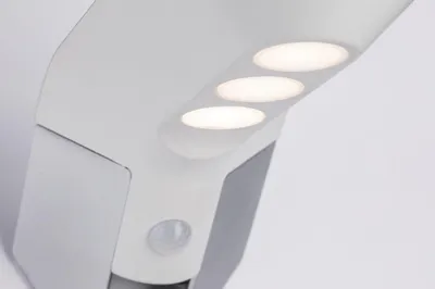 Image de Paulmann lampe d'extérieur solaire applique Soley IP44 3000K 100 lumens détecteur de mouvement blanc