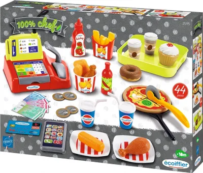 Produktbild von Ecoiffier Fast Food Fast Food Set und Zubehör