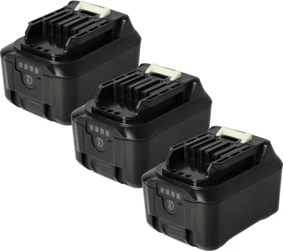 Produktbild von vhbw 3x Akku kompatibel mit Makita CL107FD, CL106FDSY, CL106FDZ, CL106FDSYW, CL107FDSM, CL106FDZW, CL107FDSMW Werkzeug (5000 mAh, Li-Ion, 12 V)