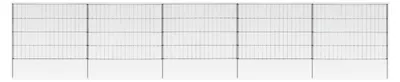 Produktbild von Gartenzaun Set Teichzaun Schutzzaun Gitterzaun Steckzaun Zaun-Set 115x79 cm Grün