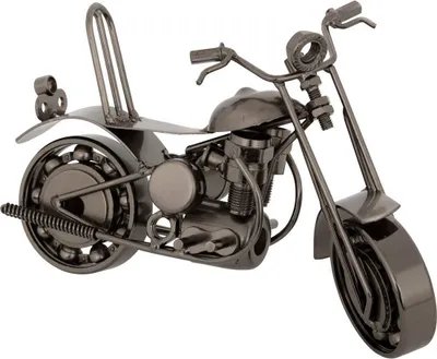 Produktbild von Atmosphera | Dekofigur - Motorrad - Imran - Metall - Hochwertige Details - Industrialer Stil