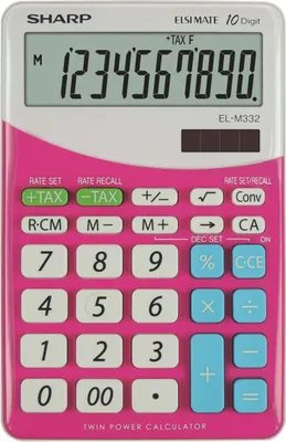 Produktbild von Sharp EL-M332 PK Tischrechner pink