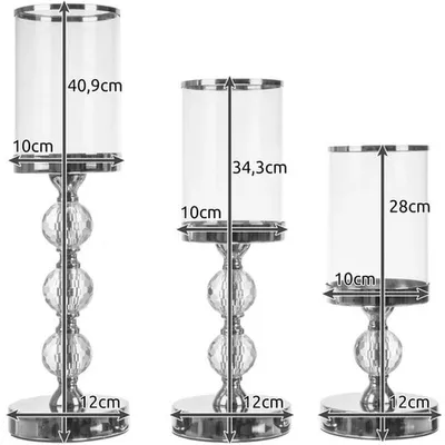 Image de Ensemble chandelier-lanterne de 3 pcs. Ruhy 22314