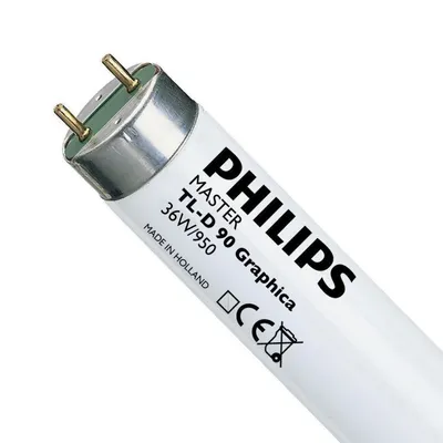 Produktbild von Philips STIC TL-D 36 W Graphica PRO 950 Daylight Leuchtstofflampe, T8 (26mm), 36 Watt, 2330 lm, 5000 K,