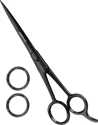 Produktbild von Famanu Haarschneideschere 7,5 Zoll - Edelstahl, Ergonomisches Design für Friseure und den Hausgebrauch