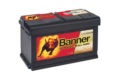 Produktbild von Banner 58001 AGM Running Bull 12V 80Ah 800A Autobatterien