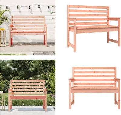 Obrázek produktu pro vidaXL Zahradní lavice 109x48x91,5 cm z masivního dřeva douglasky - Zahradní lavice - Zahradní posezení - Venkovní lavice