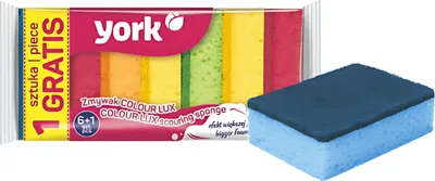 Zdjęcie produktu dla York, Zmywak kuchenny Colour Lux, 6 + 1 sztuka